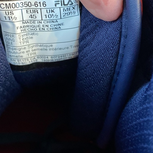 New Fila Men’s Vulc 13 Mid Plus Basketball Sneaker - Picture 10 of 13